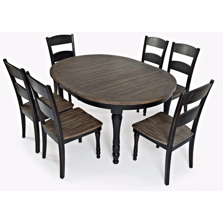 Westhoff 7 Piece Extendable Solid Wood Dining Set